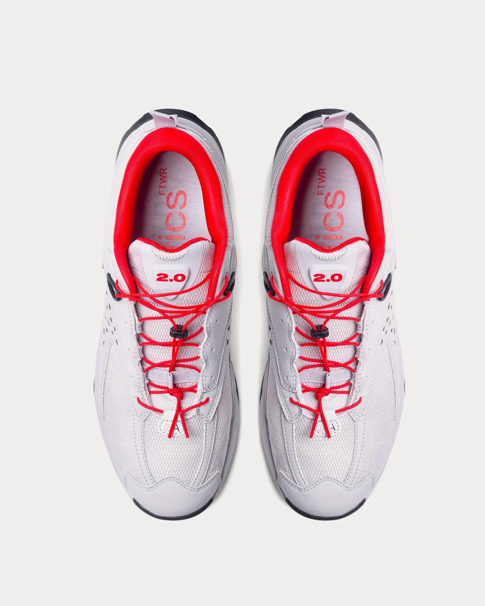 2.0 North Grey / High Risk Red Low Top Sneakers