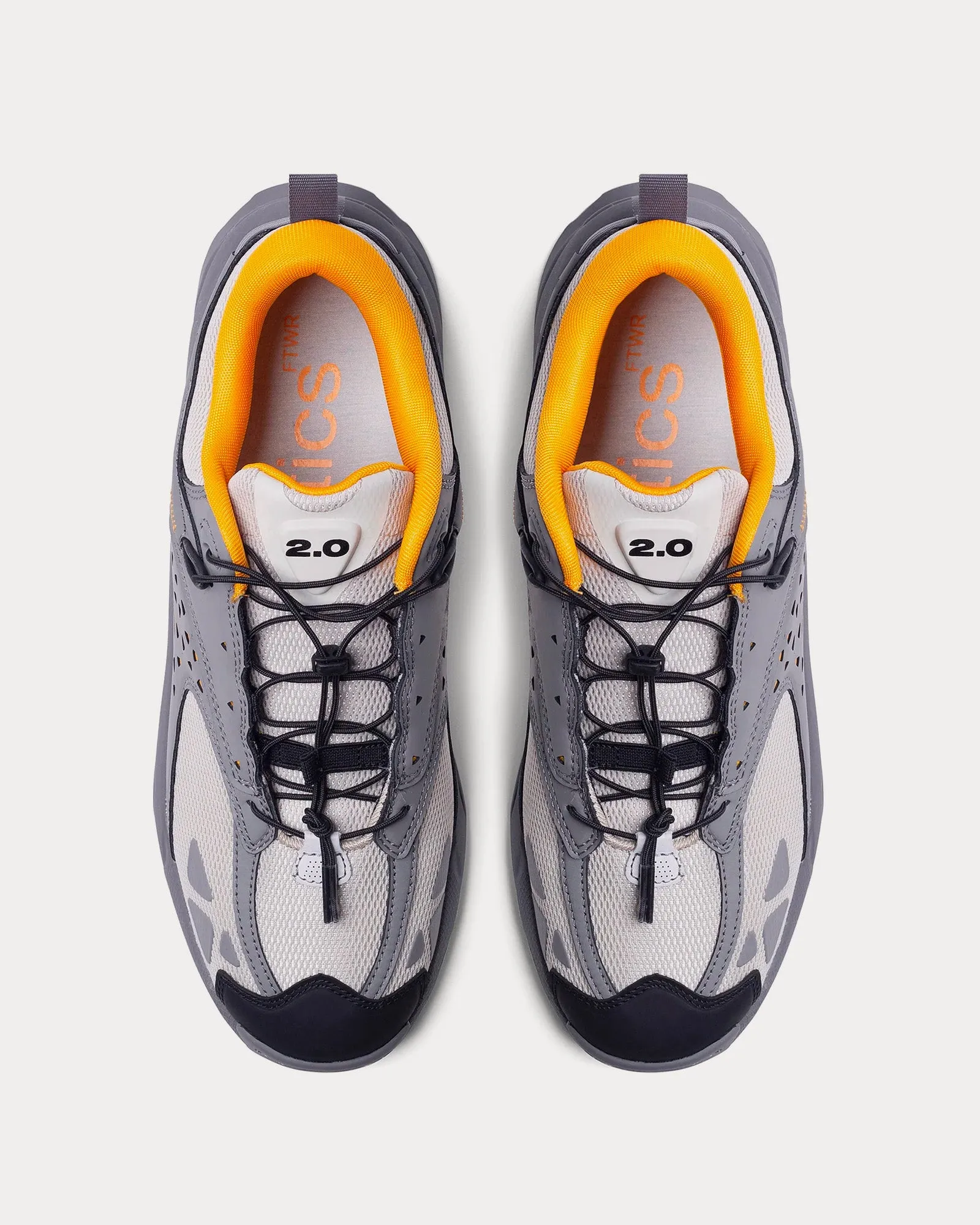 2.0 Taupe / Cadmium Yellow Low Top Sneakers