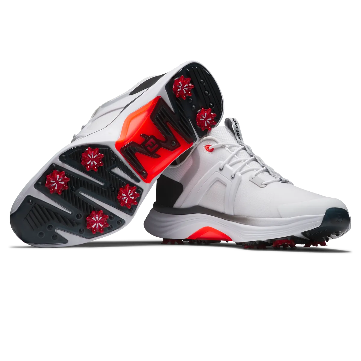 2025 FootJoy Men's Hyperflex Shoes - White/Black/Red