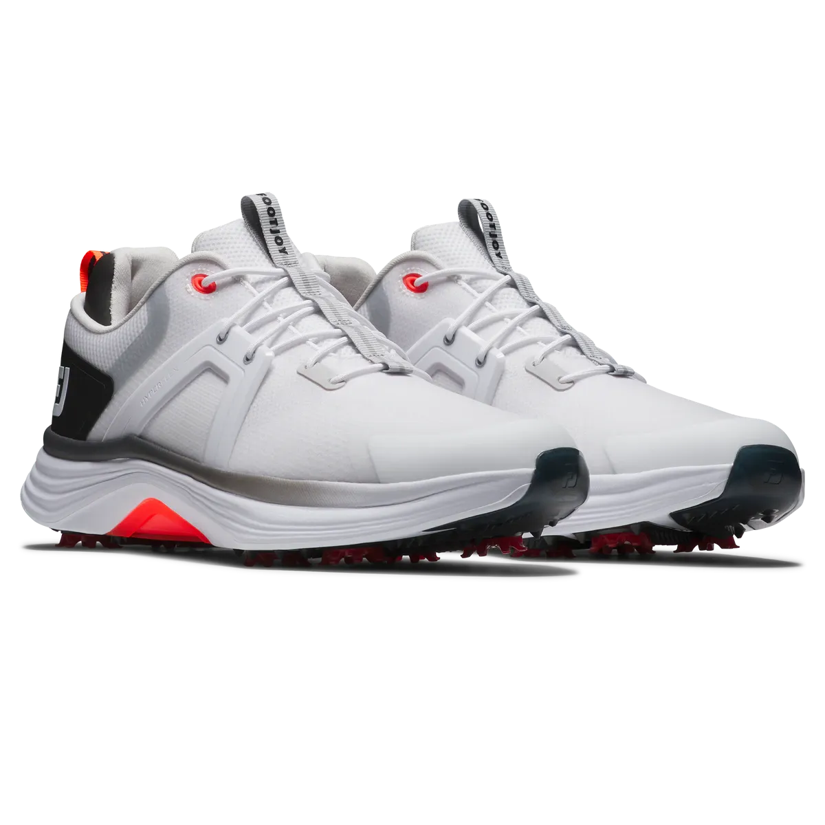 2025 FootJoy Men's Hyperflex Shoes - White/Black/Red