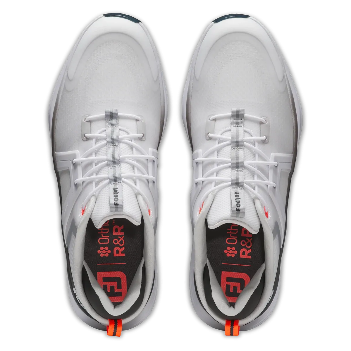 2025 FootJoy Men's Hyperflex Shoes - White/Black/Red