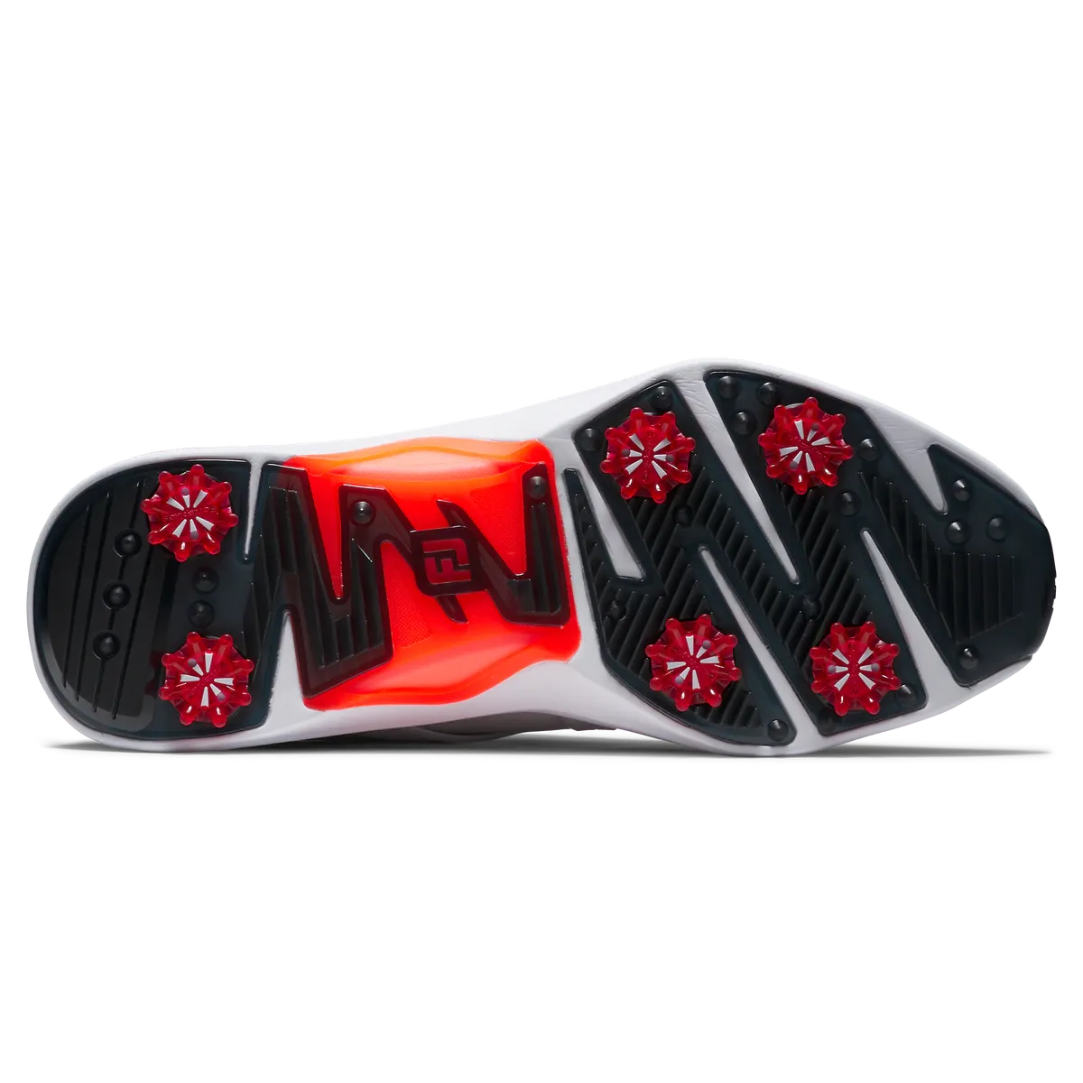 2025 FootJoy Men's Hyperflex Shoes - White/Black/Red