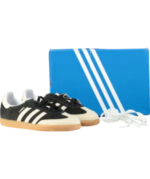 adidas Black / Wonder White Samba Og Trainers UK 4.5 EU 37.5 👠