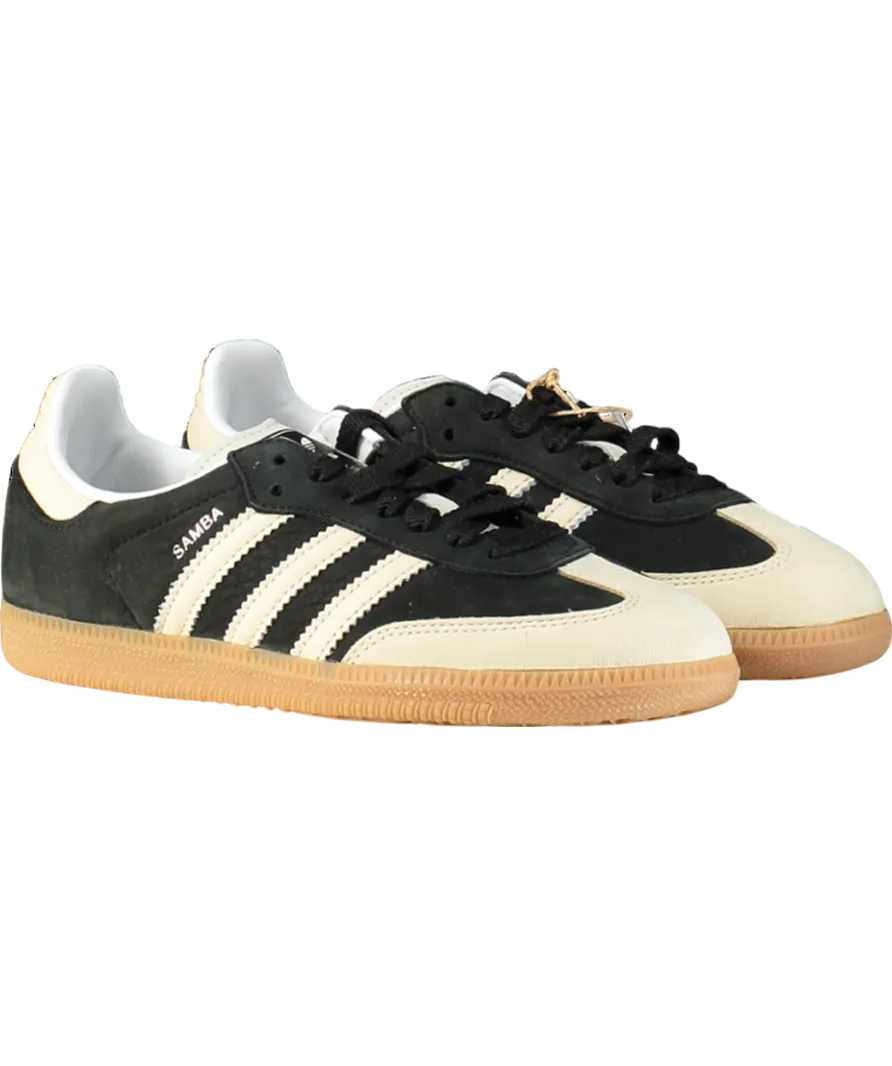 adidas Black / Wonder White Samba Og Trainers UK 4.5 EU 37.5 👠