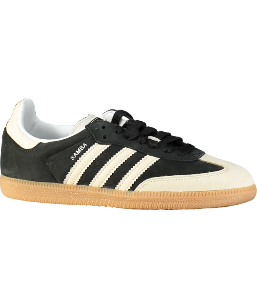 adidas Black / Wonder White Samba Og Trainers UK 4.5 EU 37.5 👠