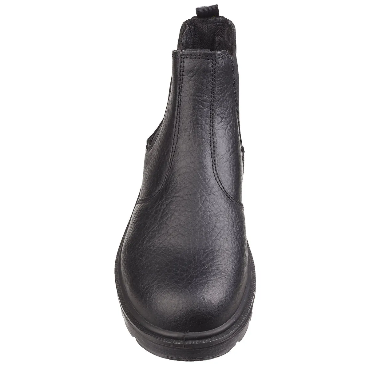 Amblers Safety Dealer Boots Black Leather Steel Toe Work Shoes Steel Toe Size 4