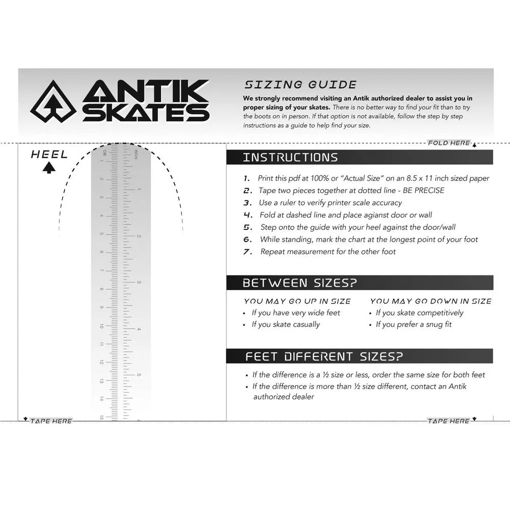 Antik Jet Carbon Roller Skate Boot