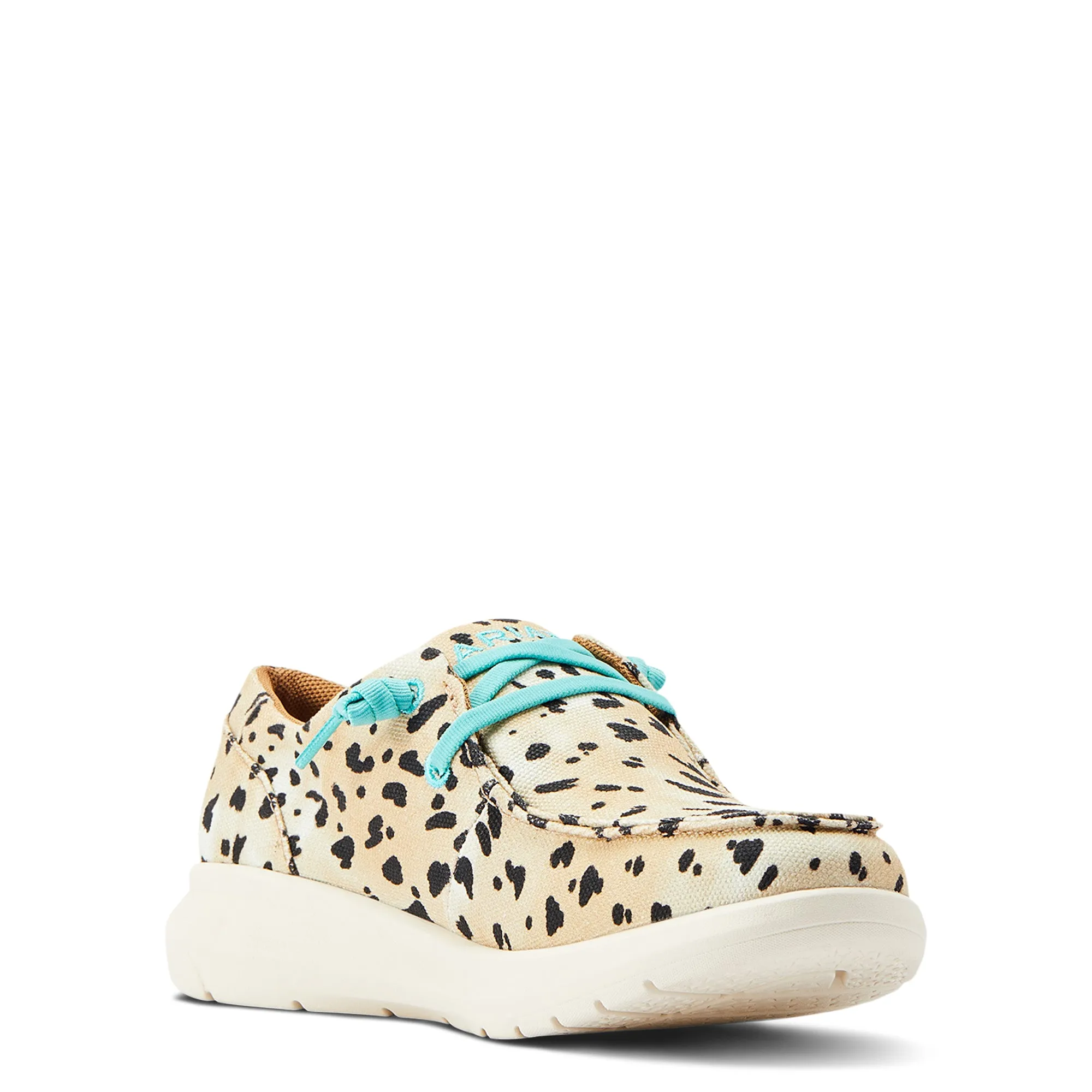 Ariat Ladies Hilo Tan Leopard Print Slip on Shoes 10044592