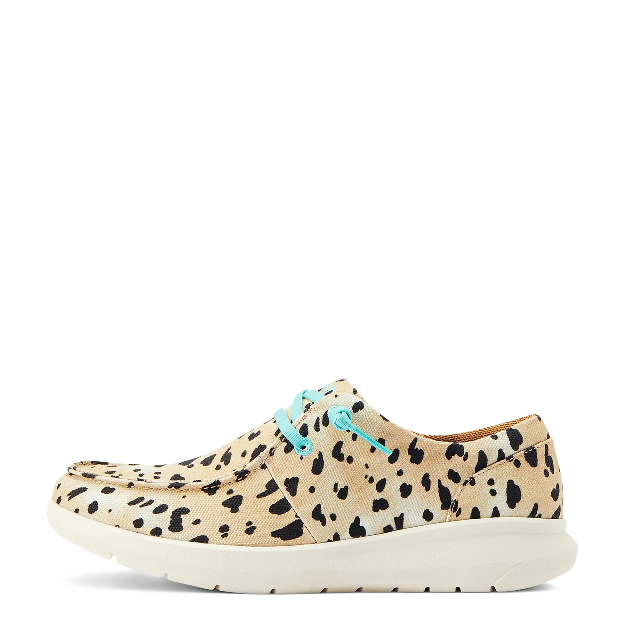 Ariat Ladies Hilo Tan Leopard Print Slip on Shoes 10044592