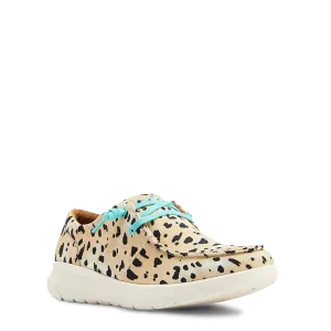 Ariat Ladies Hilo Tan Leopard Print Slip on Shoes 10044592