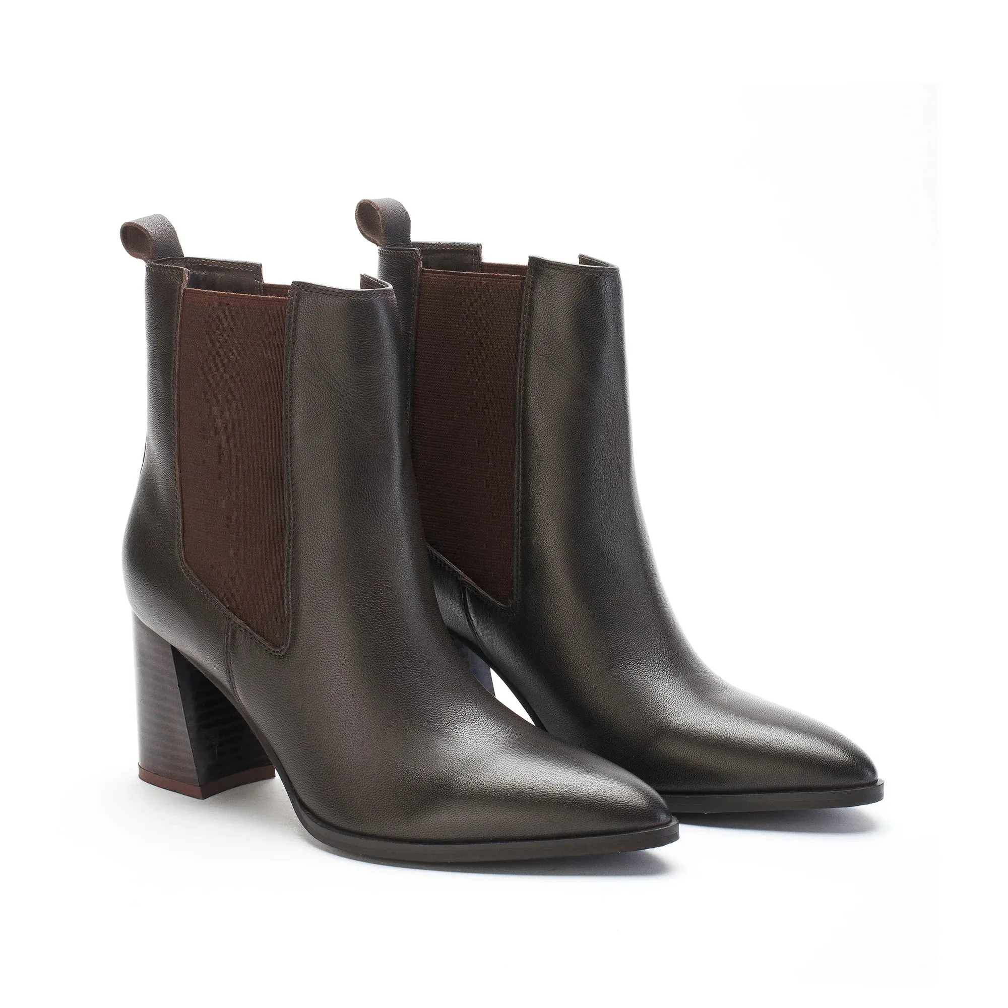 Ava Leather Chelsea Boots