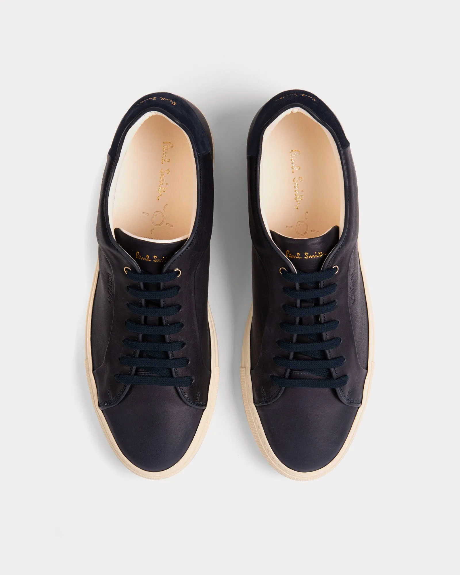 Basso Eco Leather Navy Low Top Sneakers
