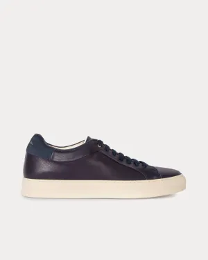 Basso Eco Leather Navy Low Top Sneakers