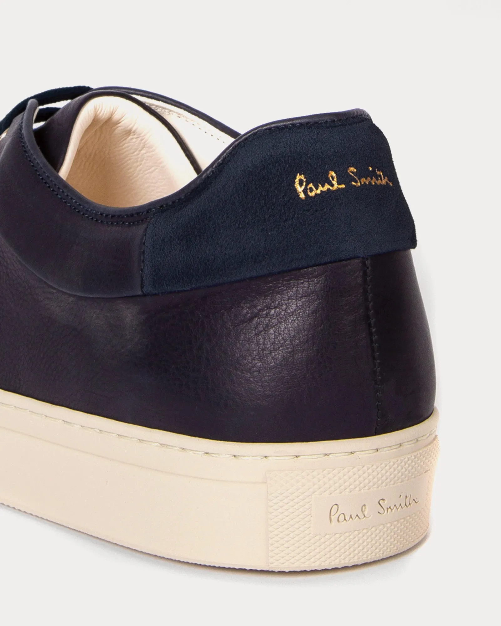 Basso Eco Leather Navy Low Top Sneakers