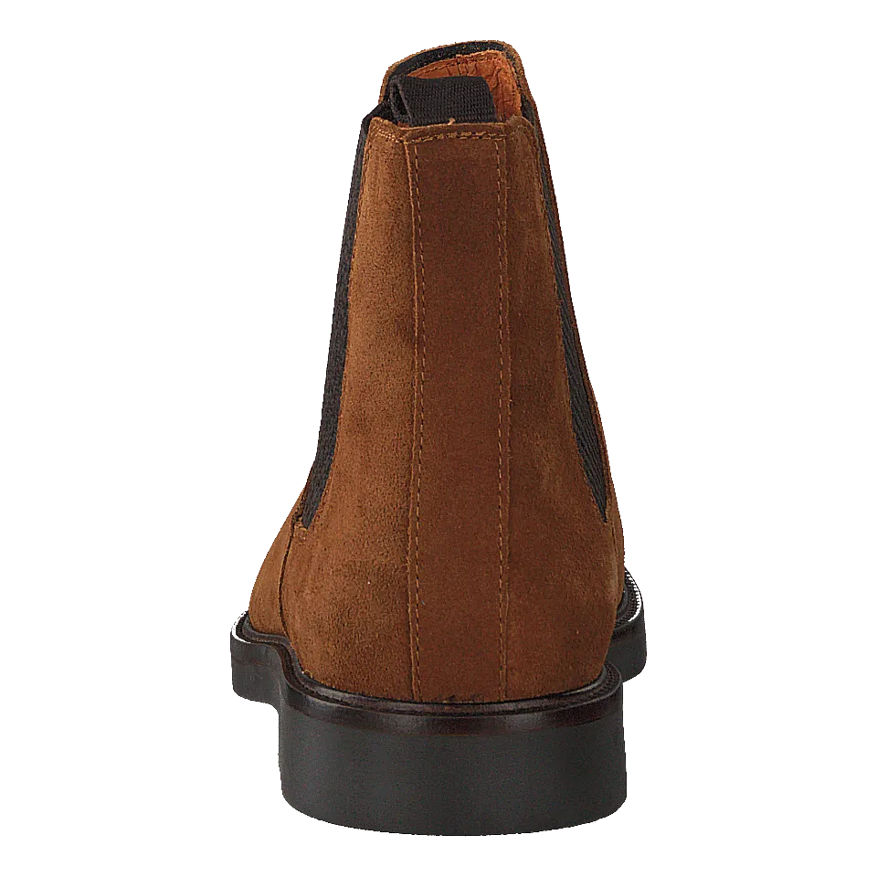Biachain Leather Chelsea Cognac