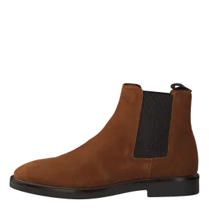 Biachain Leather Chelsea Cognac