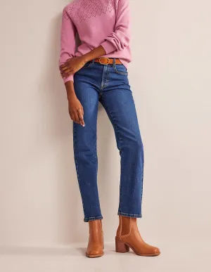 Block-Heel Chelsea Boots-Honey