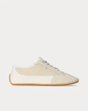 Bonnie Suede & Canvas White / Ivory Low Top Sneakers