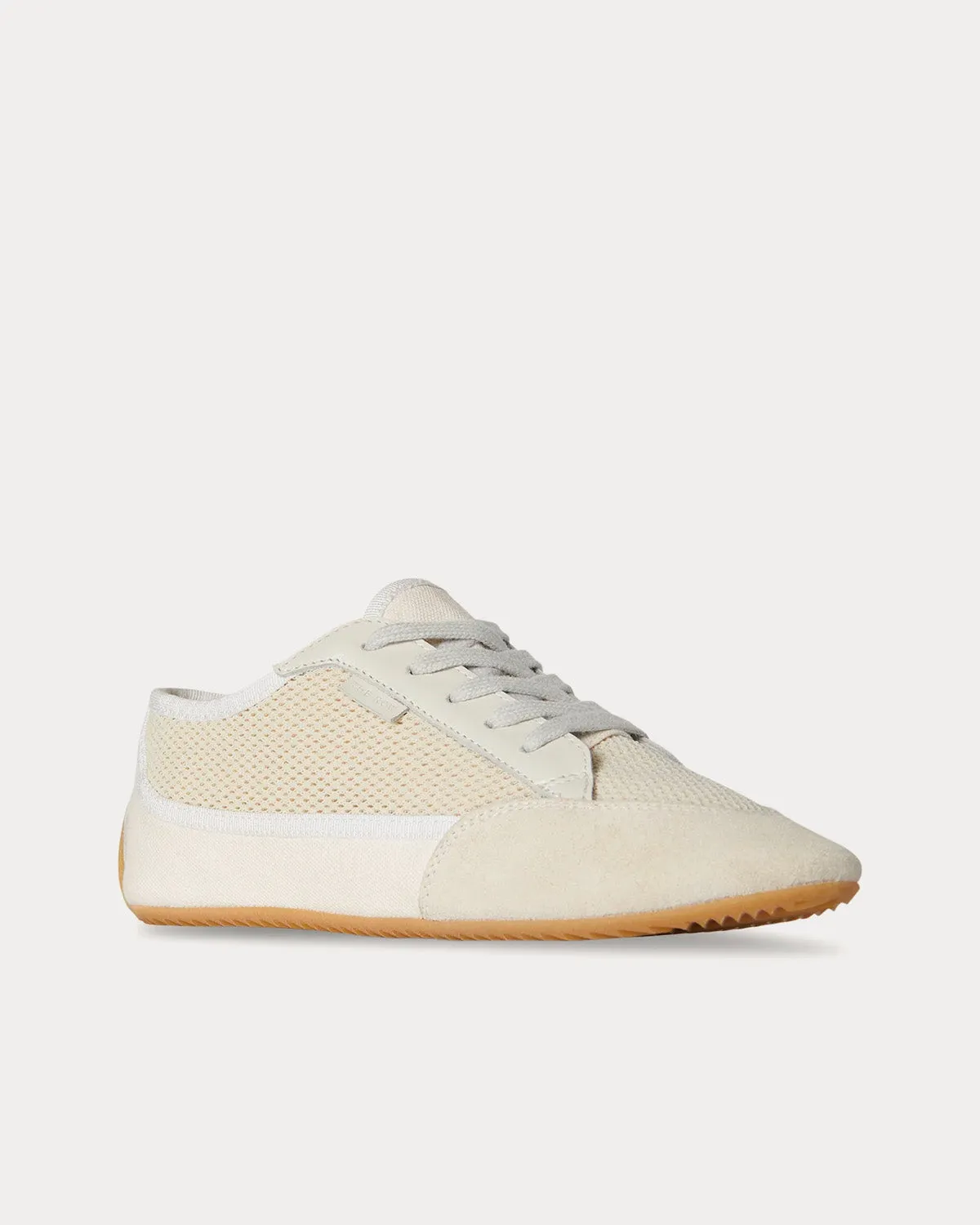 Bonnie Suede & Canvas White / Ivory Low Top Sneakers