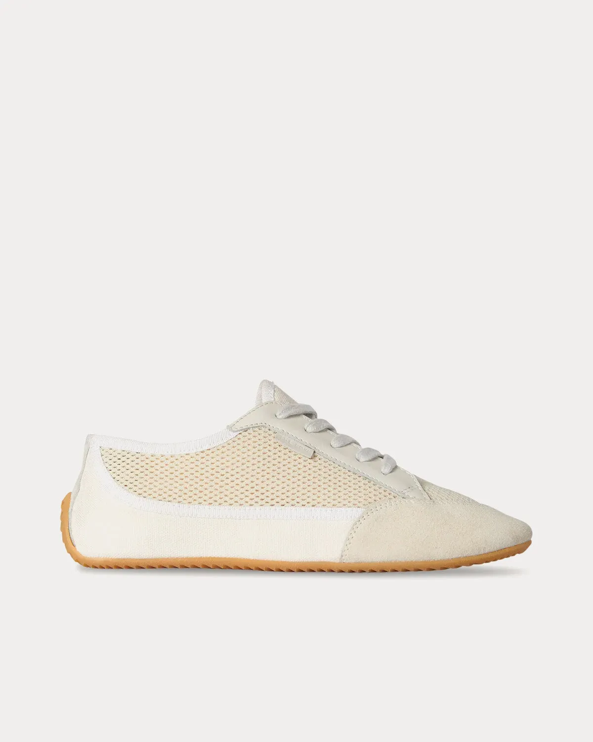 Bonnie Suede & Canvas White / Ivory Low Top Sneakers