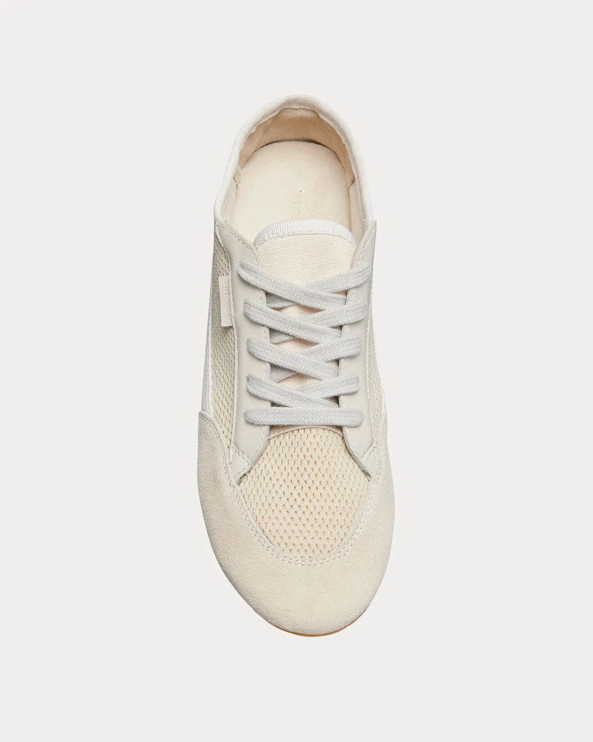 Bonnie Suede & Canvas White / Ivory Low Top Sneakers
