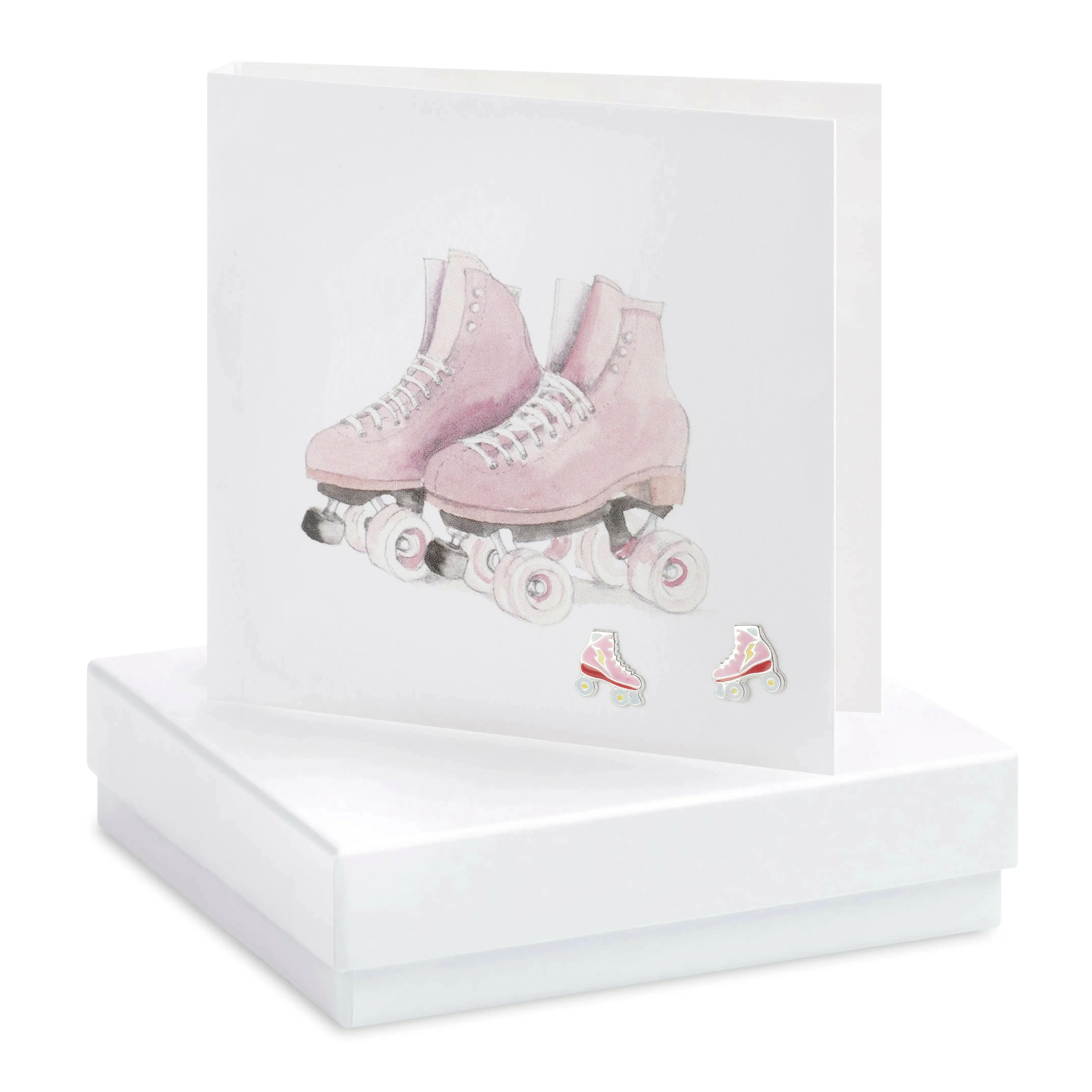 Boxed Earring Card Roller Skates