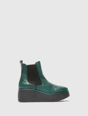 Chelsea Ankle Boots HAMA238FLY VERONA GREEN FOREST