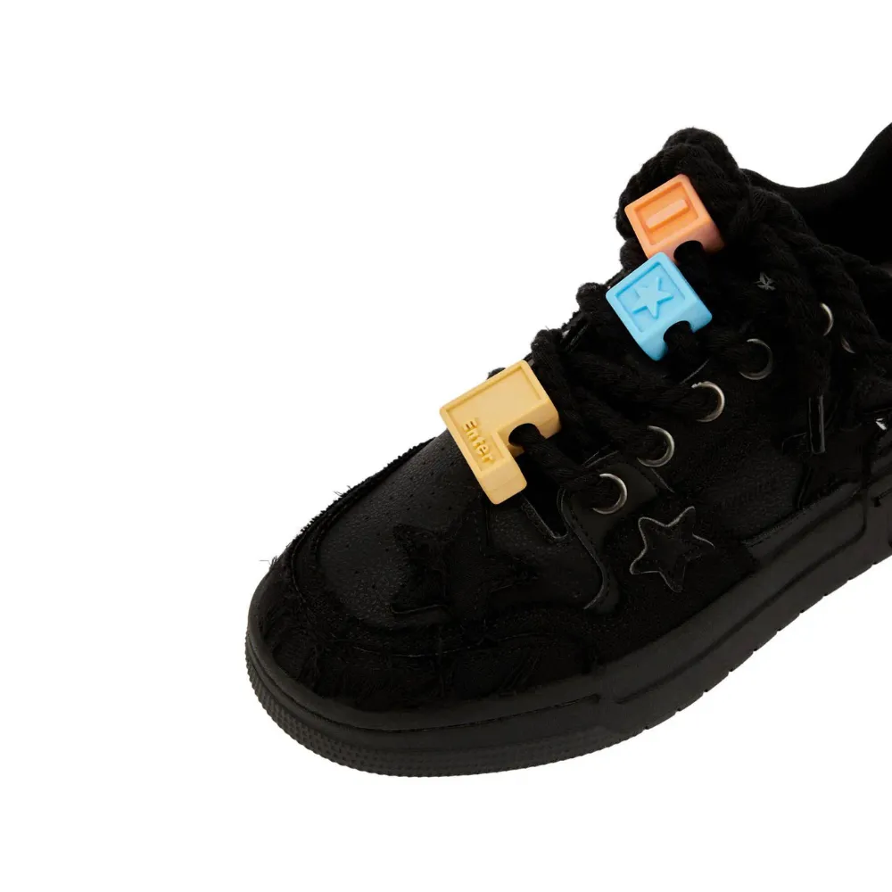 “Colorful Black”Shoes