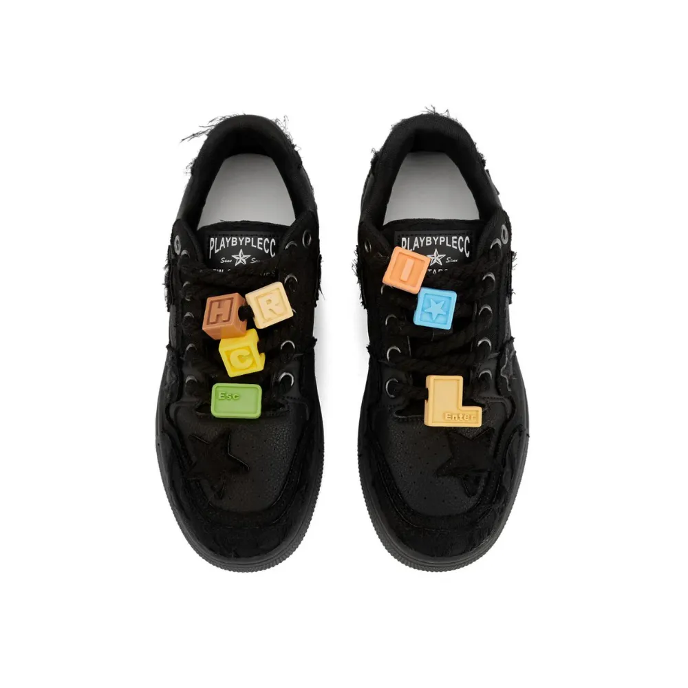 “Colorful Black”Shoes