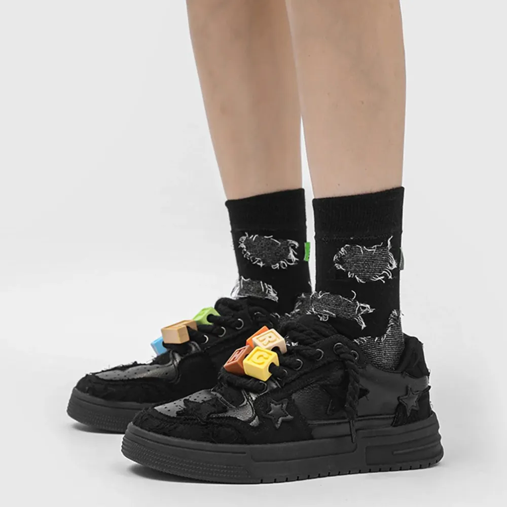 “Colorful Black”Shoes