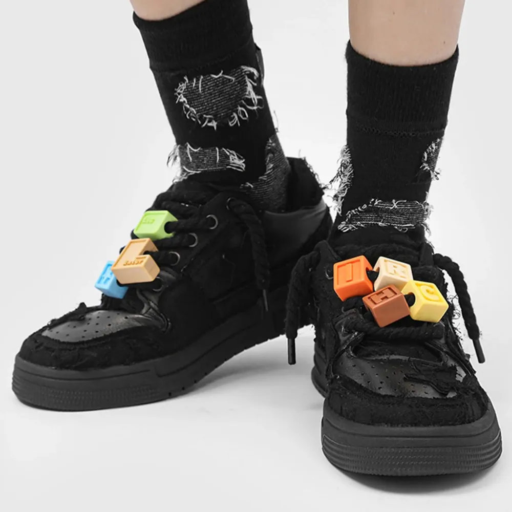 “Colorful Black”Shoes