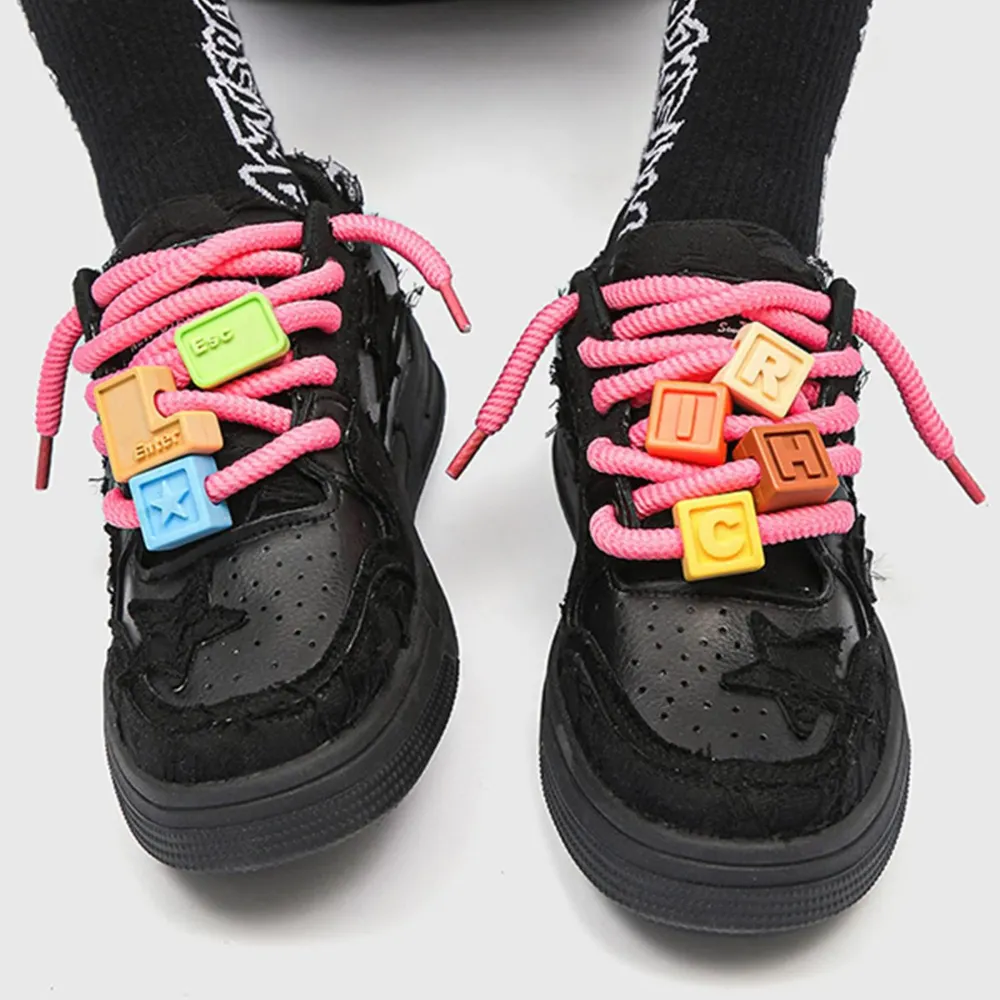 “Colorful Black”Shoes