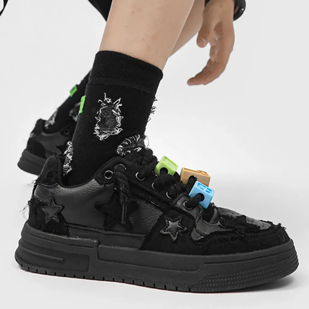 “Colorful Black”Shoes