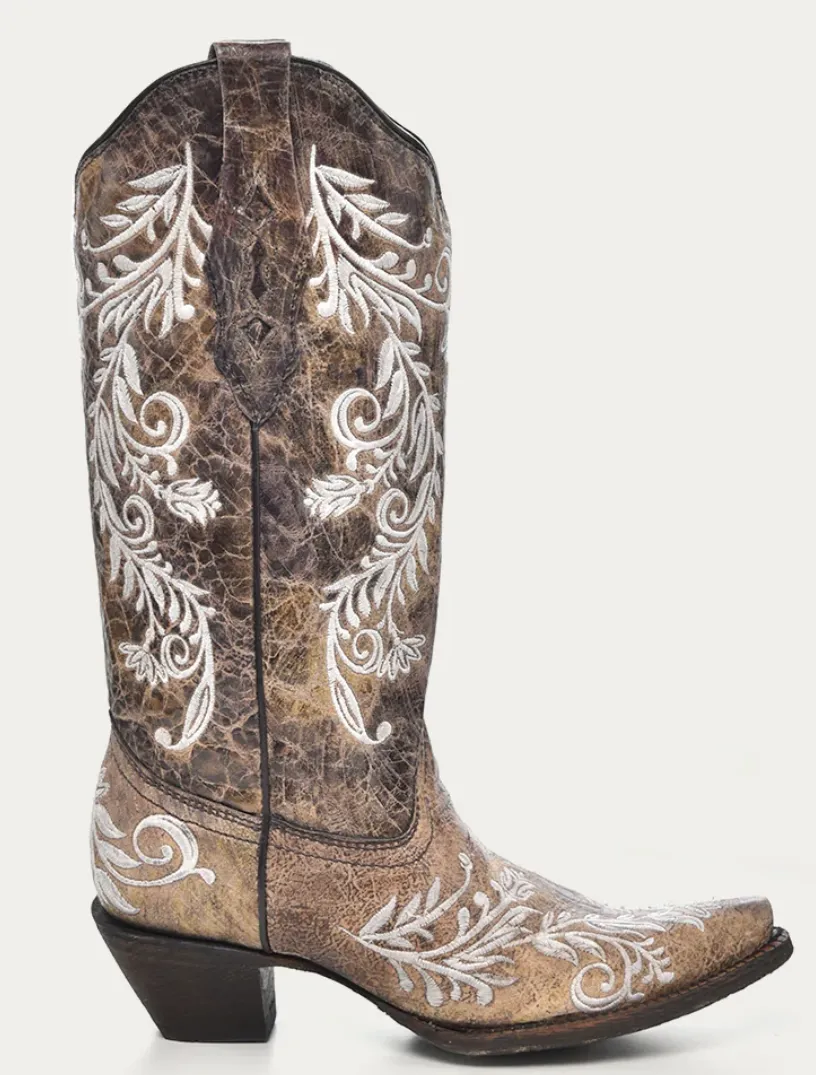 Corral Floral Embroidery Glow in the Dark Style A3753