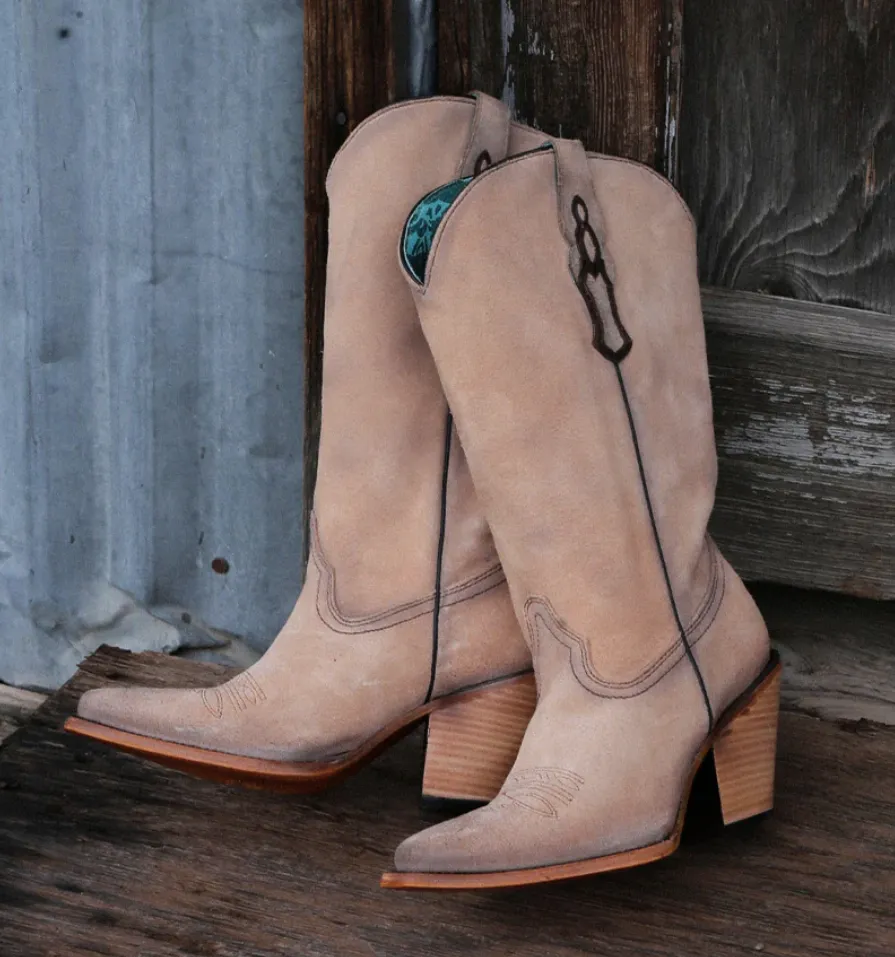 CORRAL LADIES SAND EMBROIDERY BOOTS STYLE Z5203