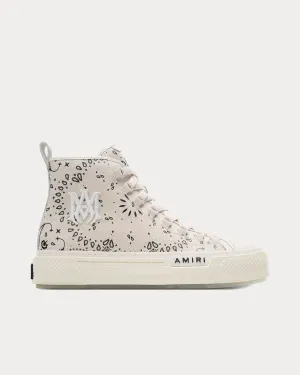 Court Bandana Alabaster High Top Sneakers