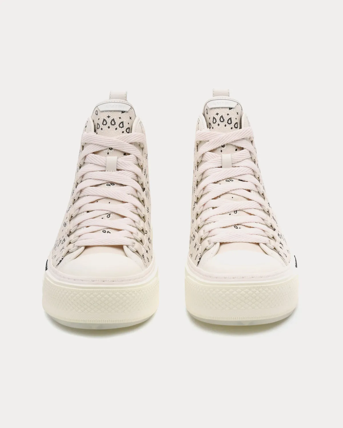 Court Bandana Alabaster High Top Sneakers