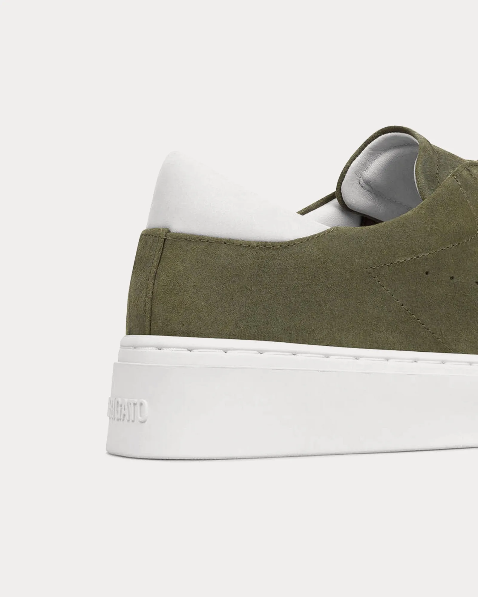 Court Suede Green / Off White Low Top Sneakers