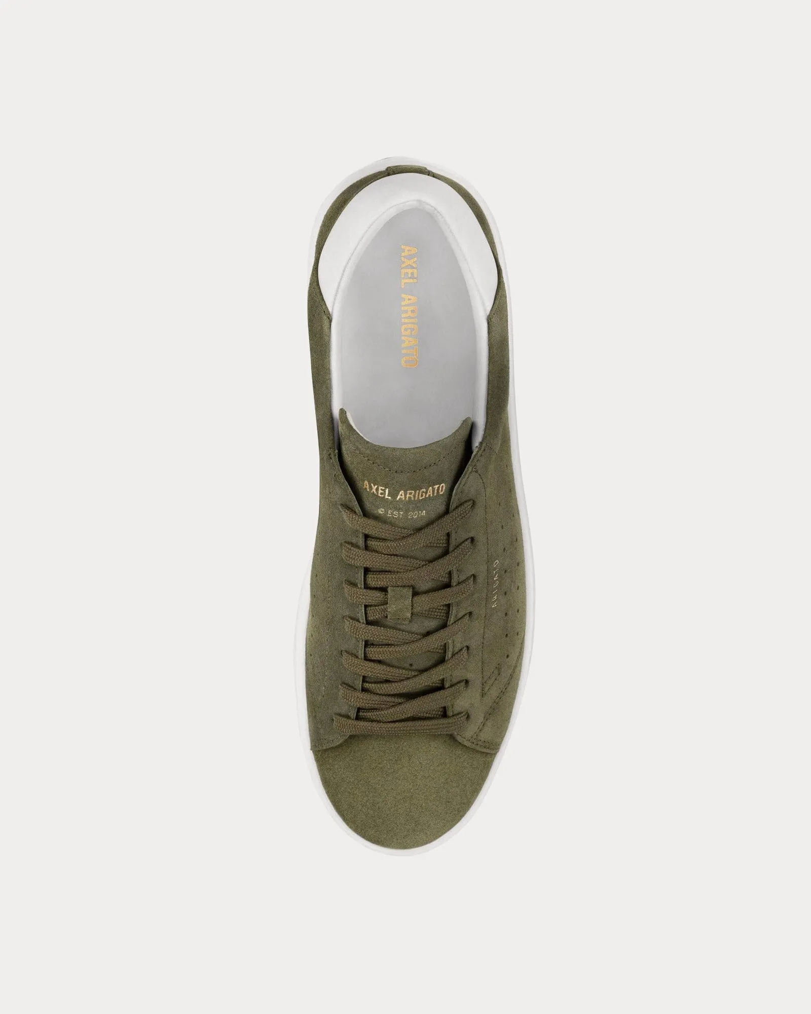 Court Suede Green / Off White Low Top Sneakers