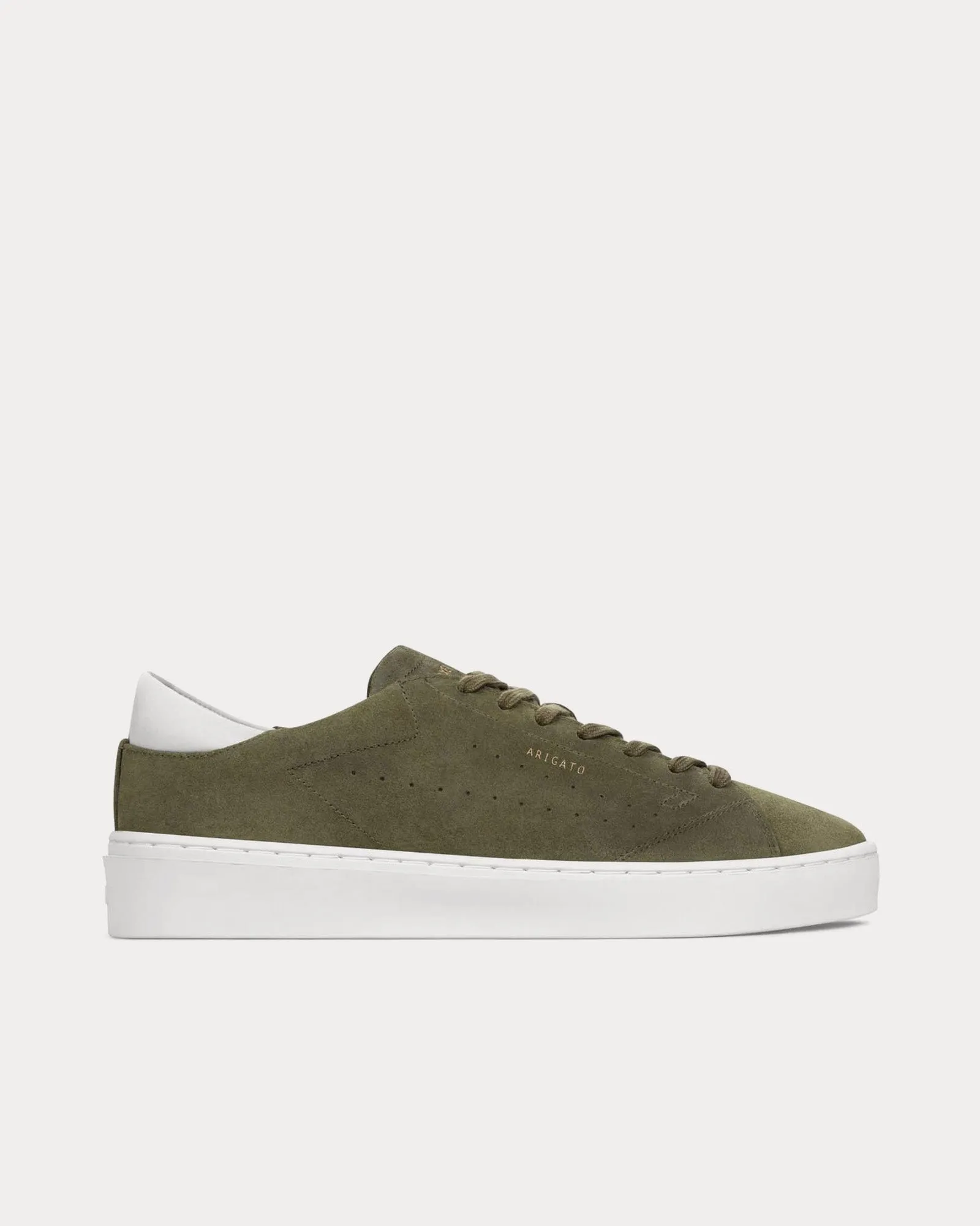 Court Suede Green / Off White Low Top Sneakers