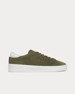 Court Suede Green / Off White Low Top Sneakers