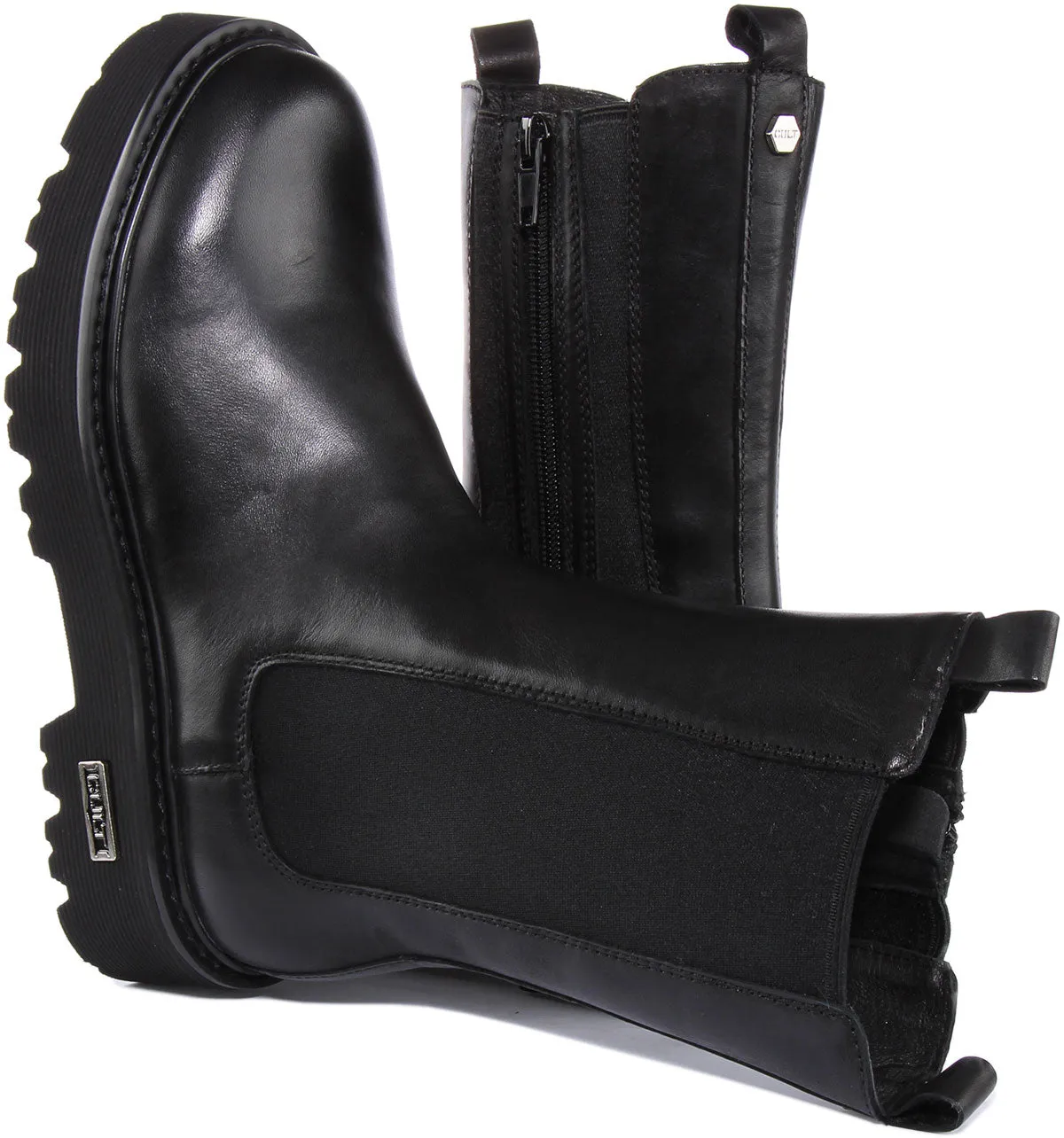 Cult Slash Chelsea In Black For Women