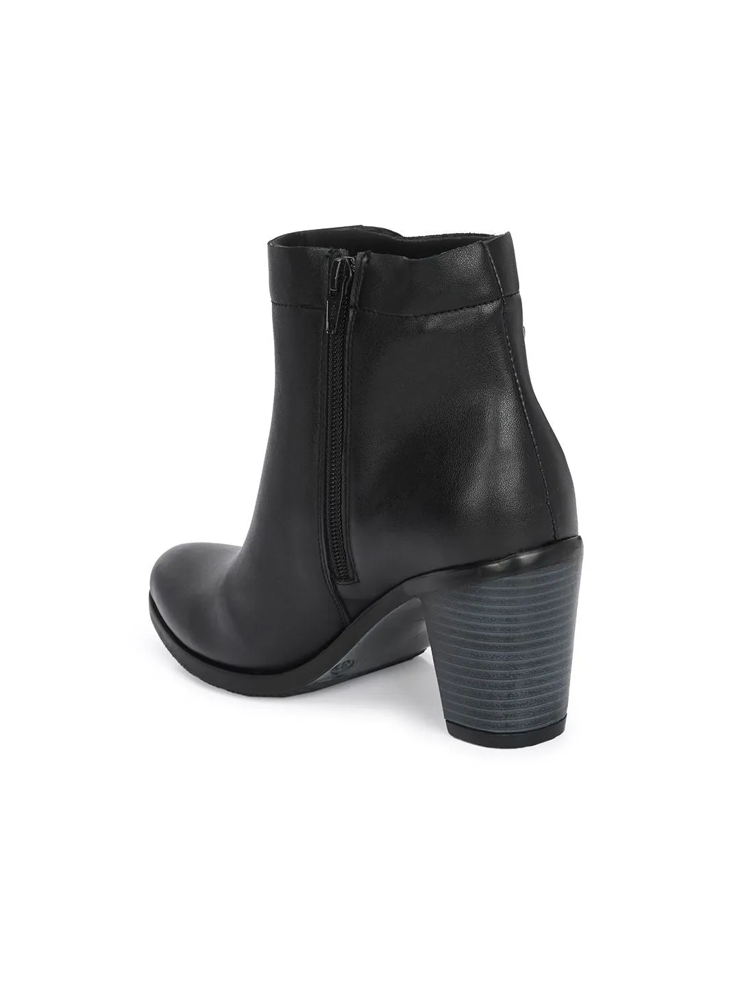 Delize Women Block Heeled Regular Chelsea Boots