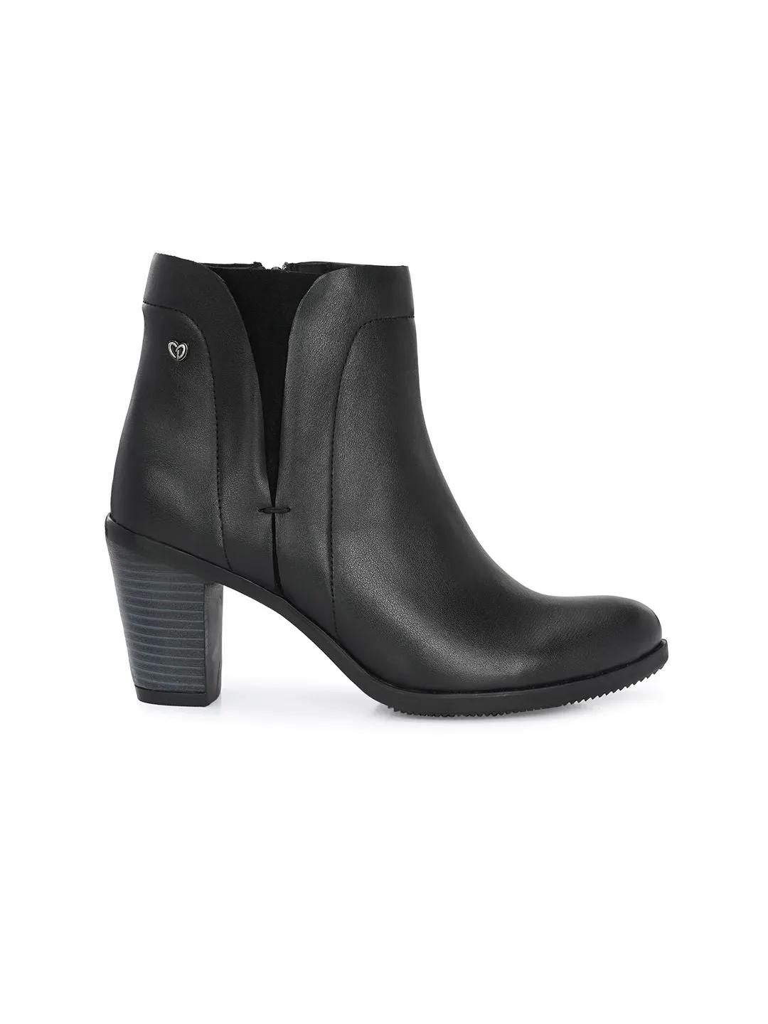 Delize Women Block Heeled Regular Chelsea Boots