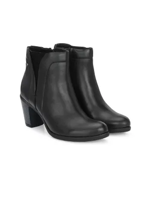 Delize Women Block Heeled Regular Chelsea Boots