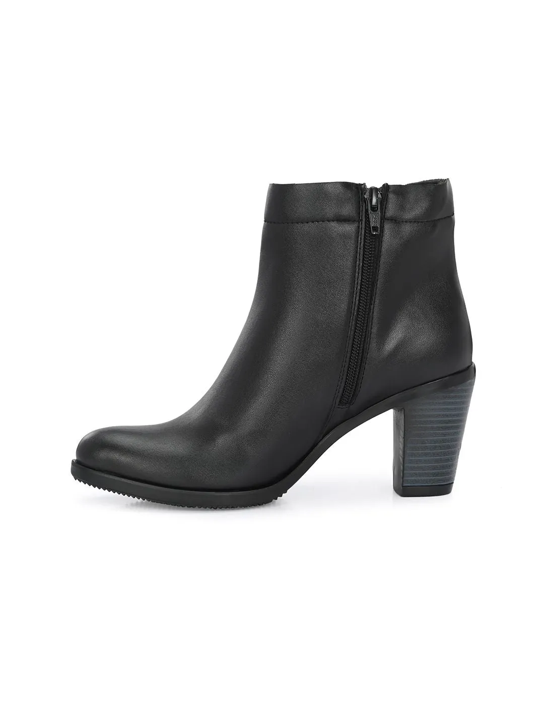 Delize Women Block Heeled Regular Chelsea Boots