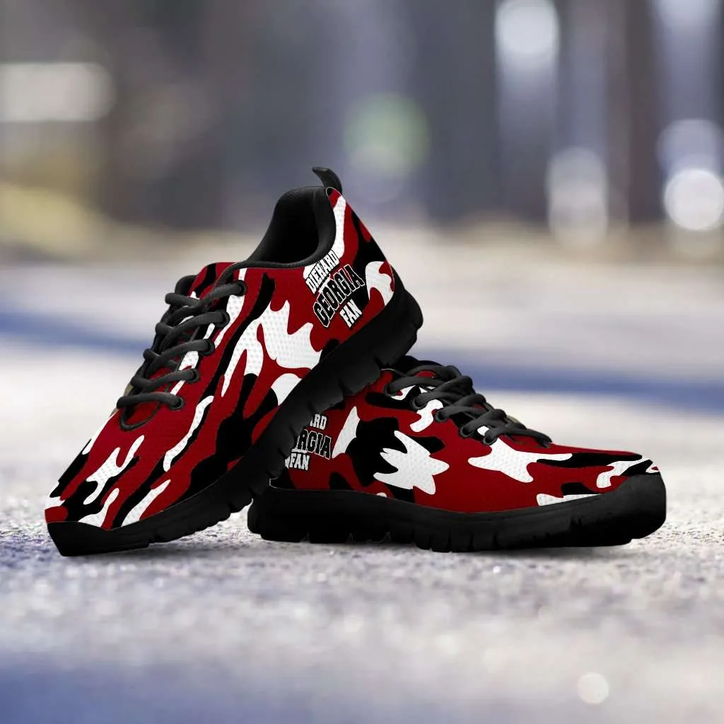 Diehard Georgia Fan Camo Print Running Shoes