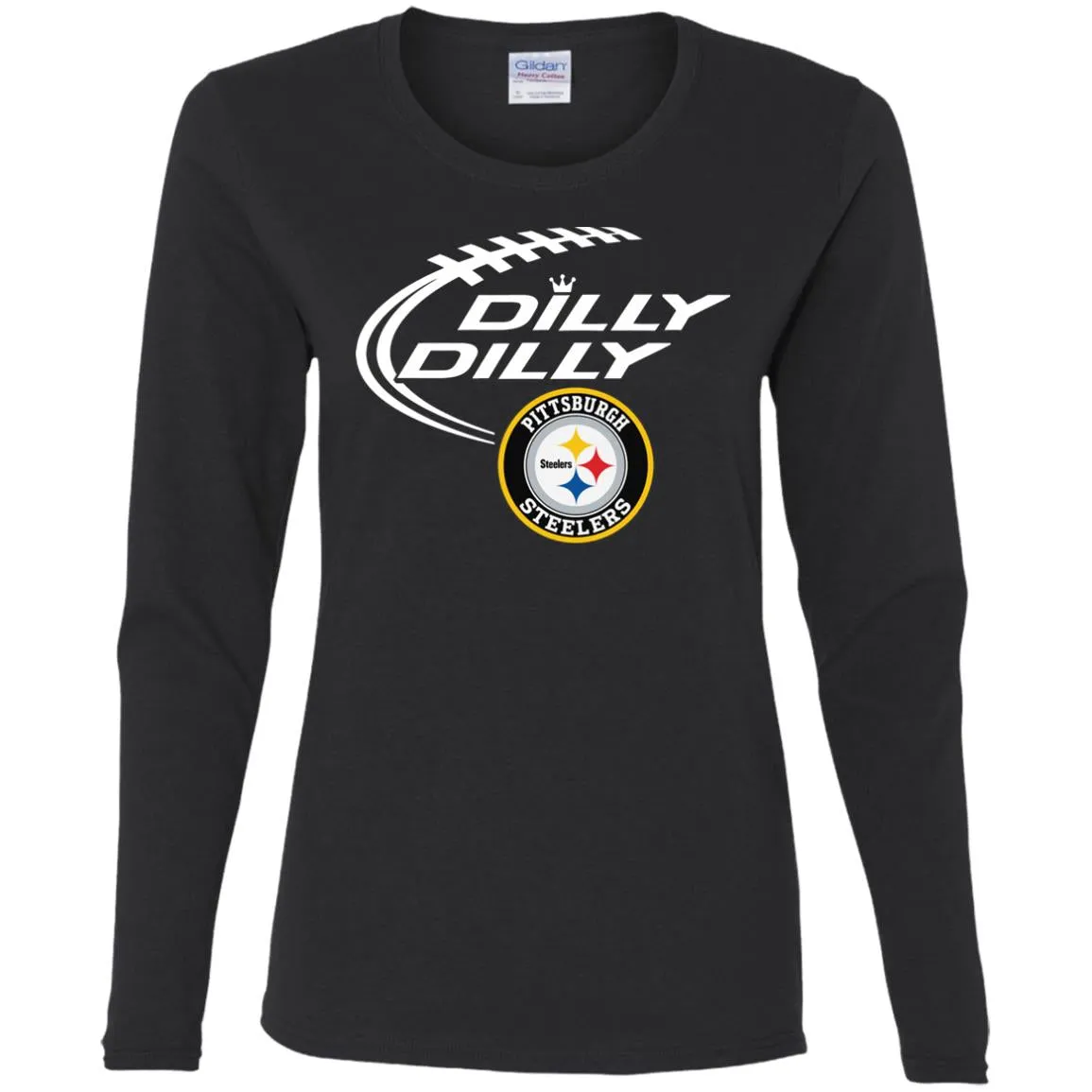 Dilly Dilly Pittsburgh Steelers Nfl Football Women Long Sleeve Shirt