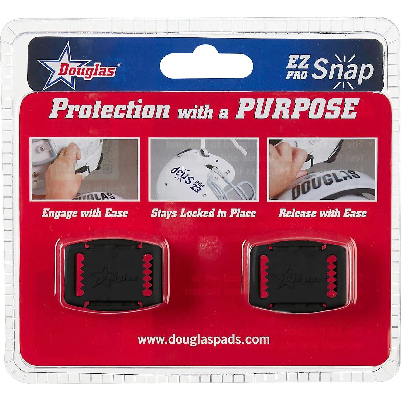 Douglas EZ Pro Football Helmet Snaps