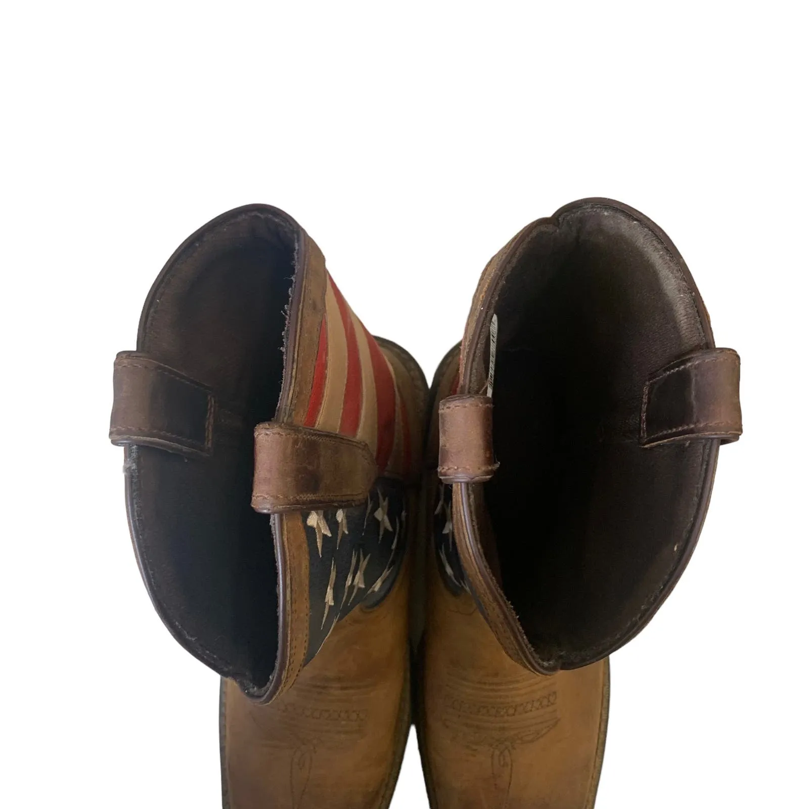 Durango Rebel Men's Steel Toe American Flag Western Boots SZ 12